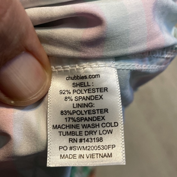 Chubbies Aztec Pattern Swim Trunks - Picture 5 of 7